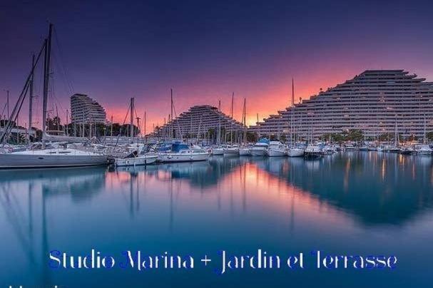 Studio Rez De Jardin Marina Baie Des Anges Villeneuve-Loubet Eksteriør billede