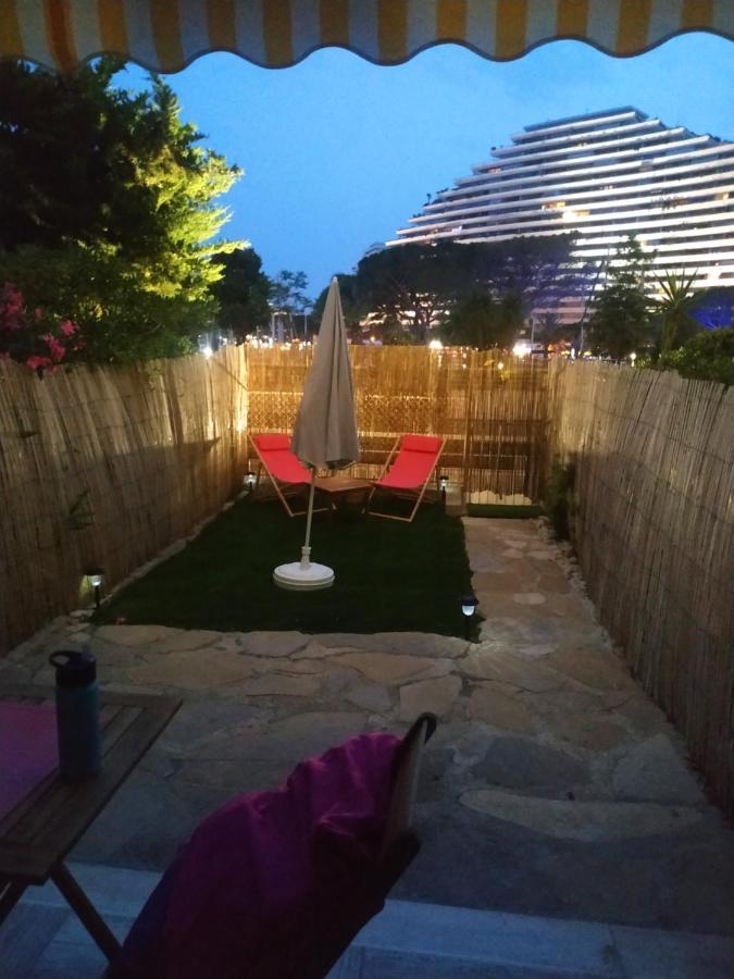 Studio Rez De Jardin Marina Baie Des Anges Villeneuve-Loubet Eksteriør billede